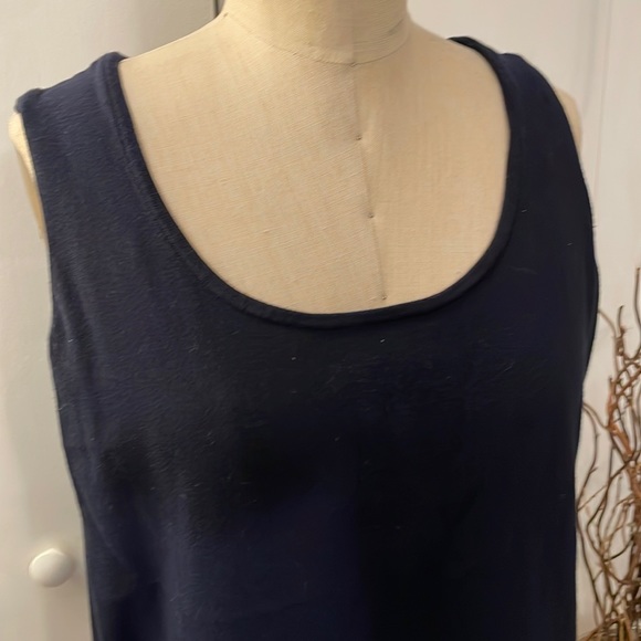 Jones New York navy scoop neck tank top - Picture 2 of 6